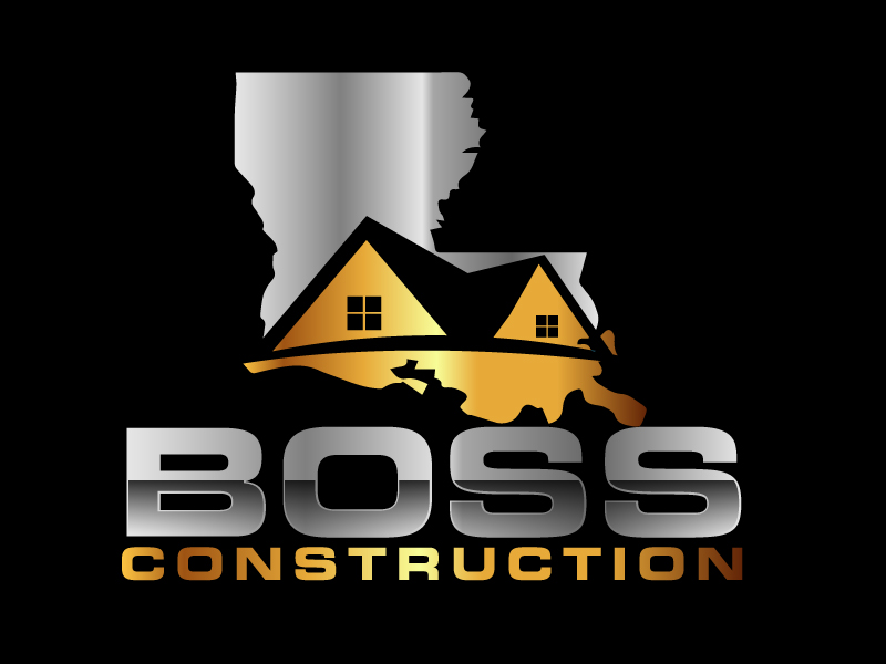 Boss Construction logo design by ElonStark
