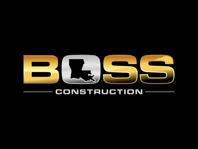 Boss Construction logo design by luckyprasetyo
