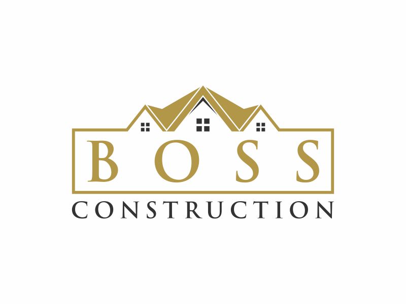 Boss Construction logo design by y7ce