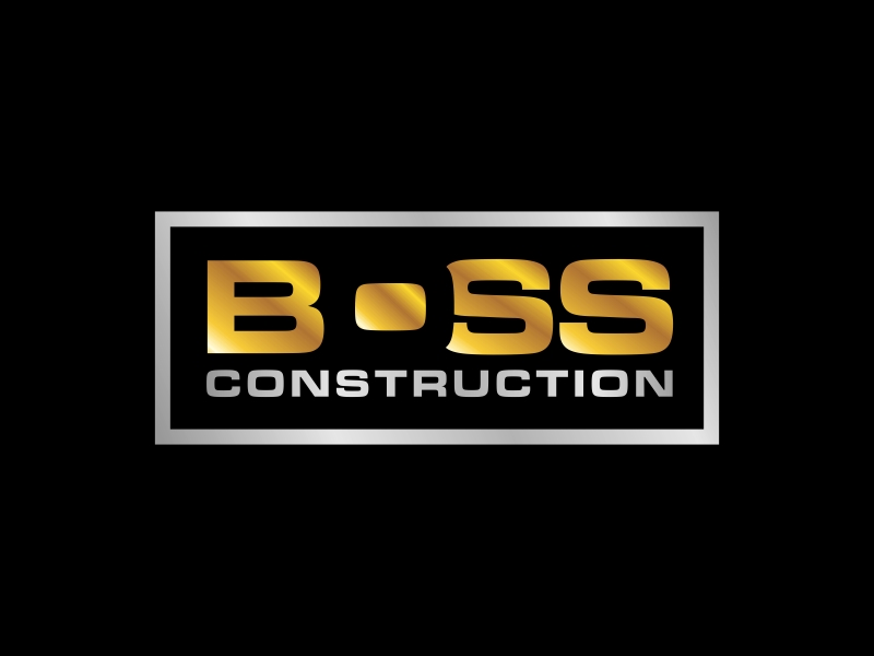 Boss Construction logo design by GassPoll