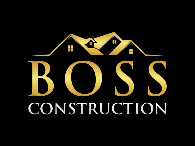 Boss Construction logo design by rizuki