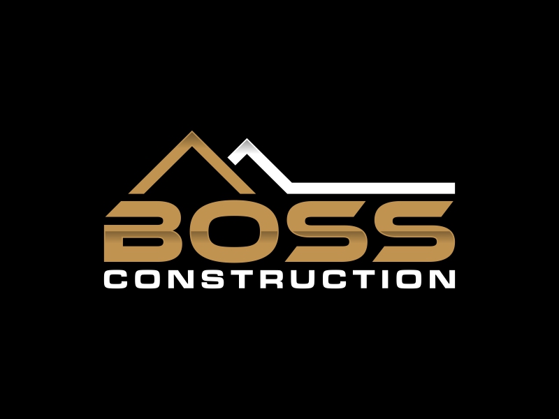 Boss Construction logo design by Amne Sea