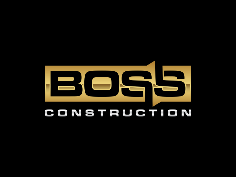 Boss Construction logo design by javaz