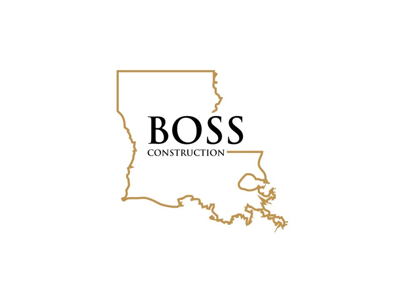 Boss Construction logo design by hopee