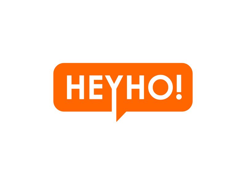 HeyHo! logo design by GassPoll