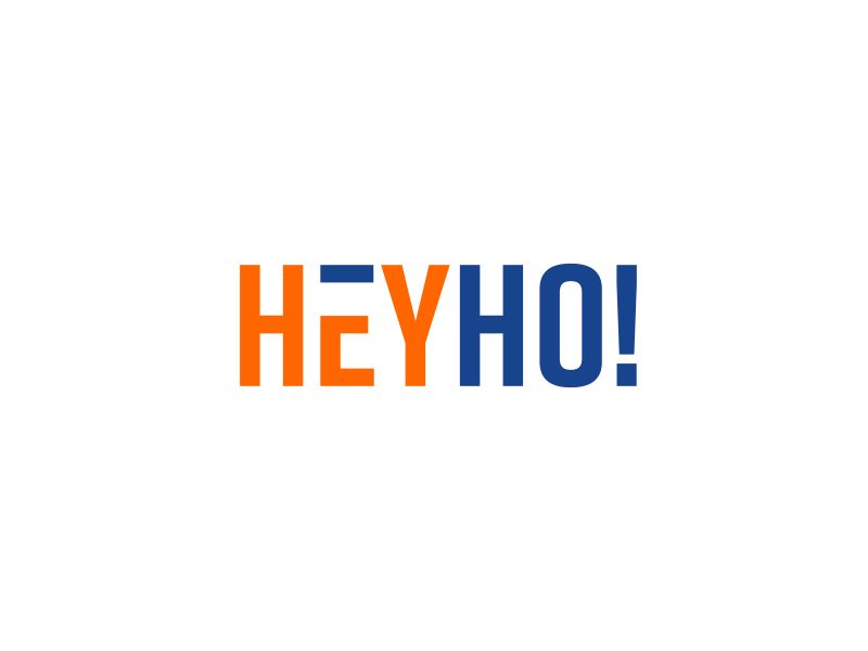 HeyHo! logo design by GassPoll