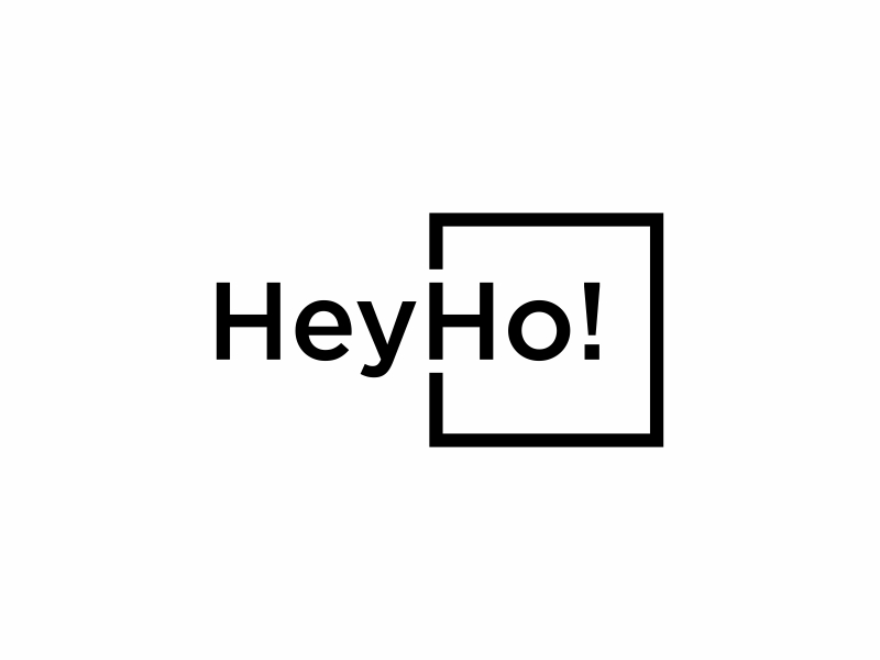 HeyHo! logo design by glasslogo