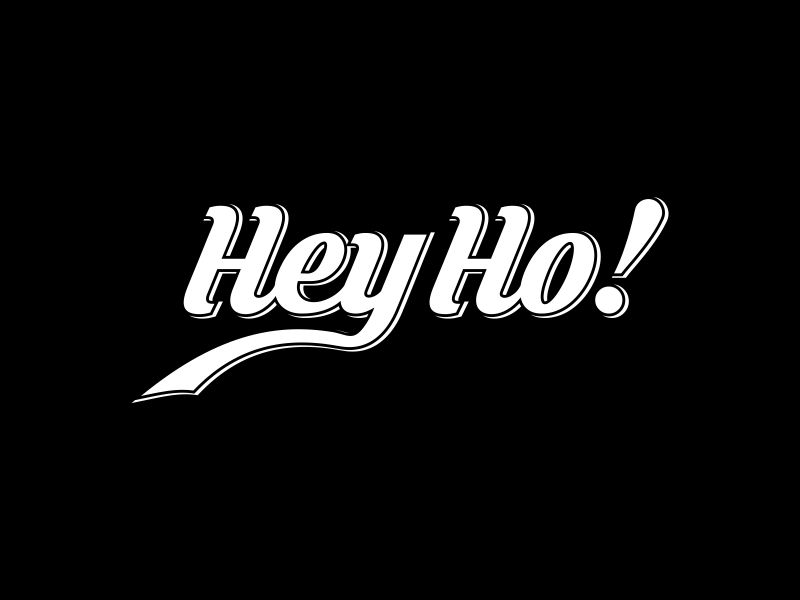 HeyHo! logo design by puthreeone
