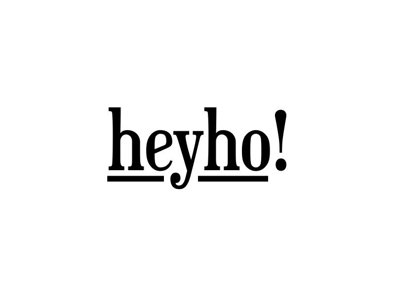 HeyHo! logo design by JessicaLopes
