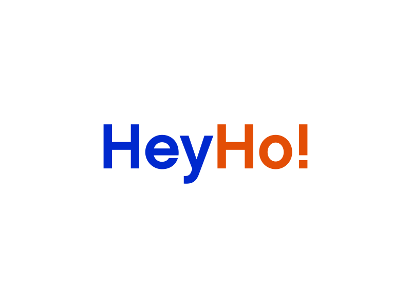 HeyHo! logo design by bomie
