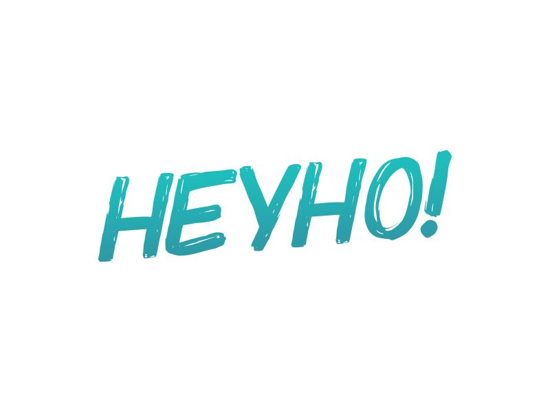 HeyHo! logo design by BlessedGraphic