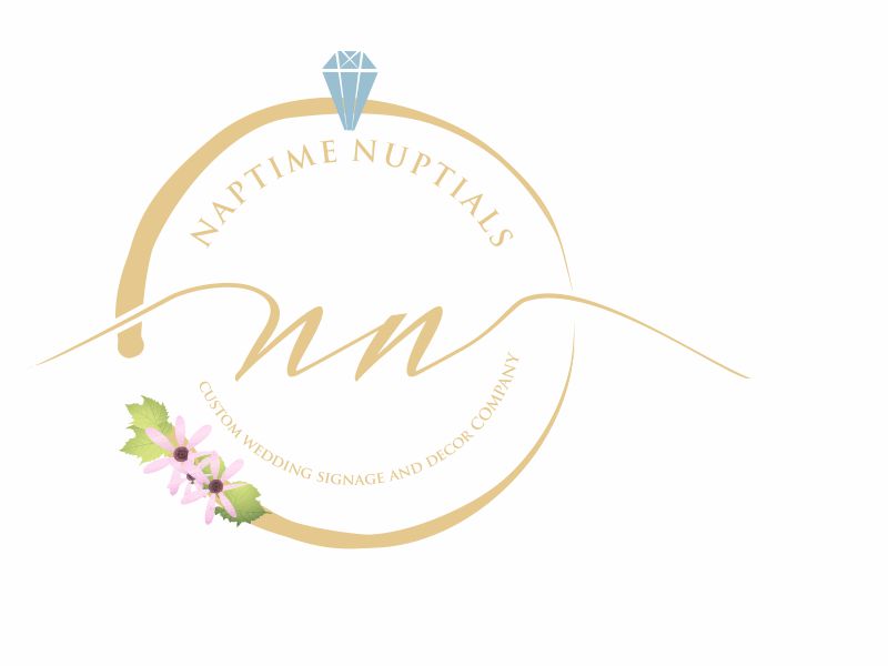 Naptime Nuptials logo design by Herlan Rab Oi