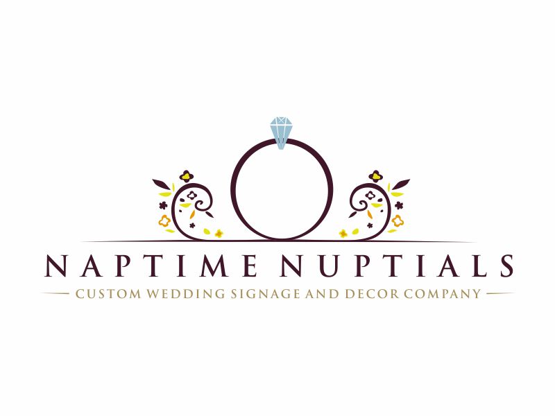 Naptime Nuptials logo design by Herlan Rab Oi
