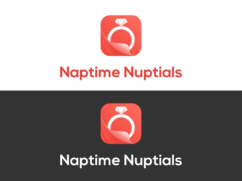 Naptime Nuptials logo design by Akash Shaw