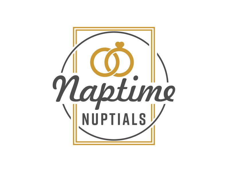 Naptime Nuptials logo design by .::ngamaz::.