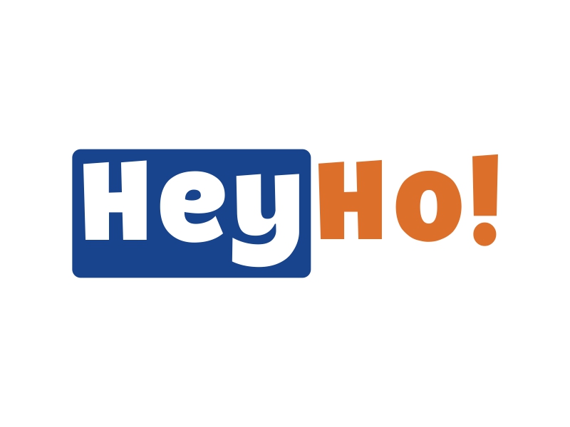 HeyHo! logo design by dibyo
