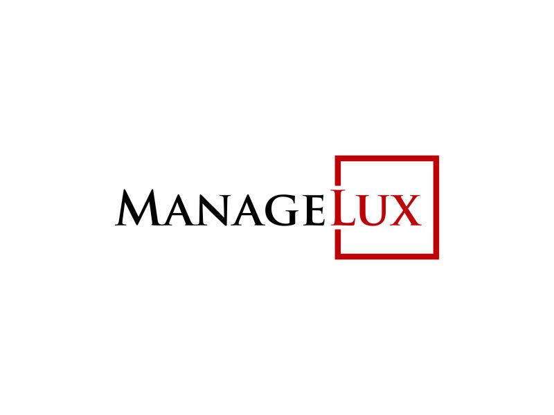 ManageLux logo design by blessings