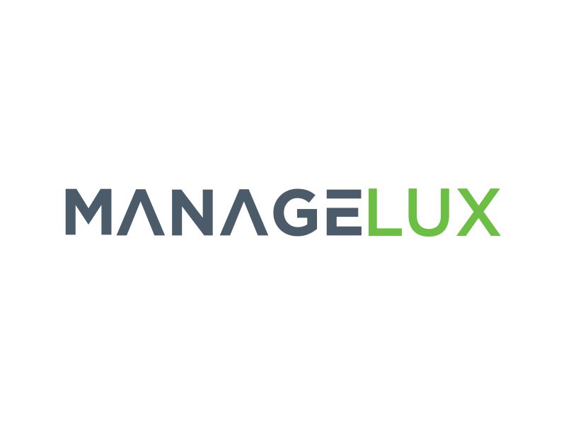 ManageLux logo design by banaspati
