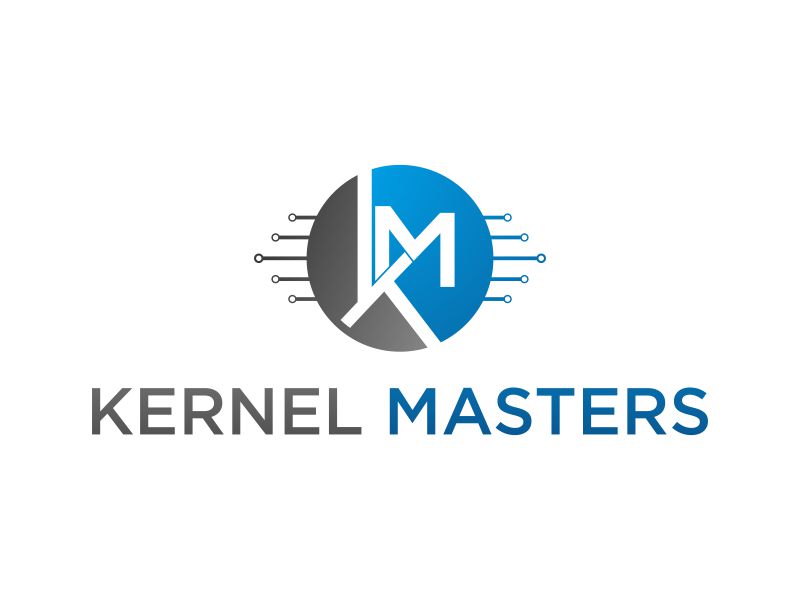 Kernel Masters logo design by Purwoko21