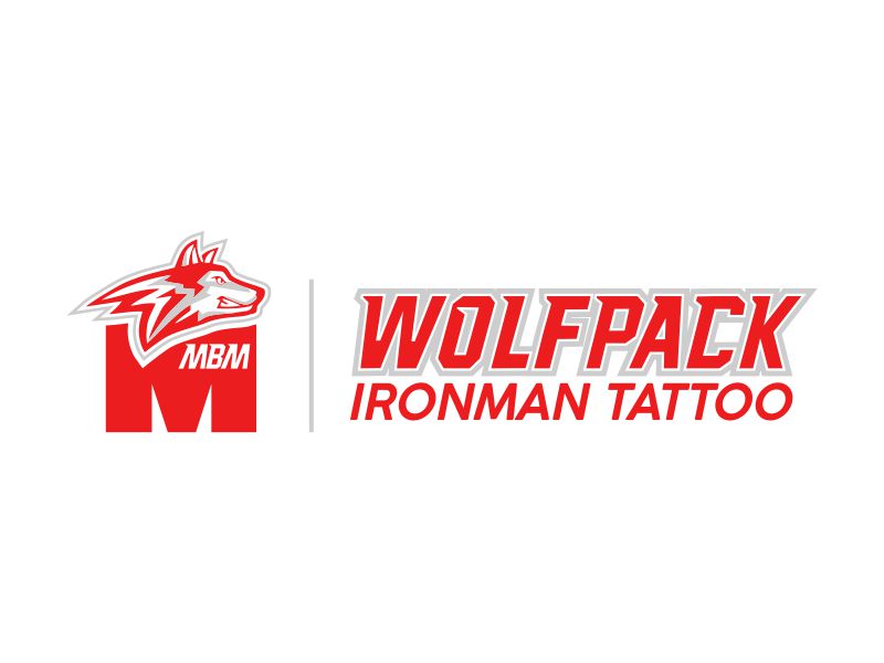 WolfPack Ironman Tattoo logo design by done