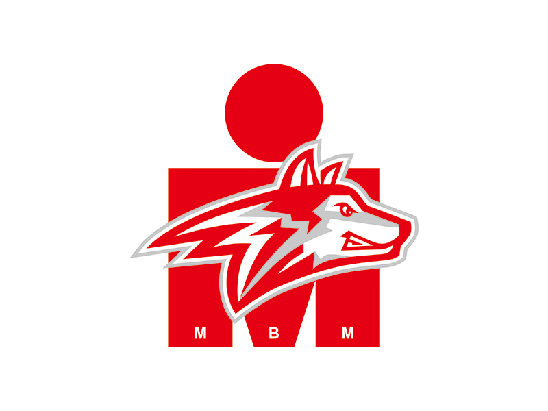 WolfPack Ironman Tattoo logo design by gitzart