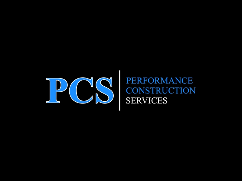 Performance Construction Services logo design by glasslogo
