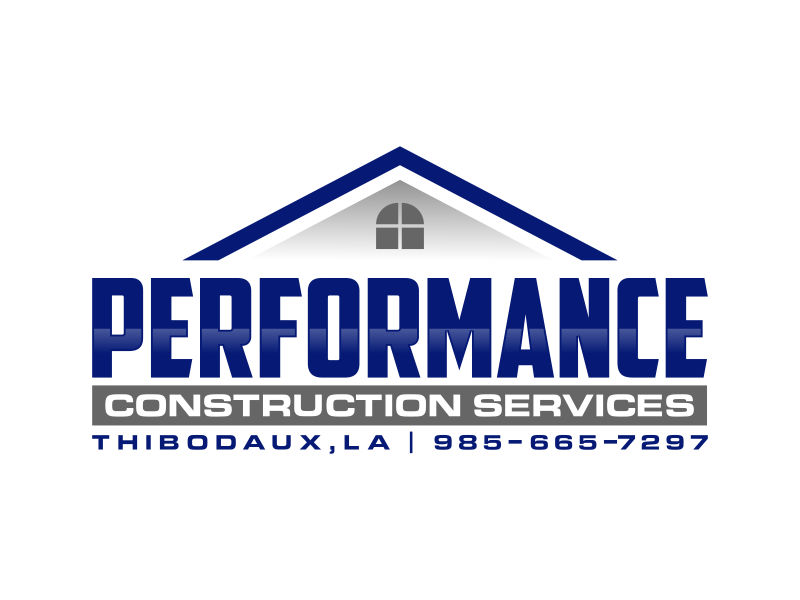 Performance Construction Services logo design by pionsign