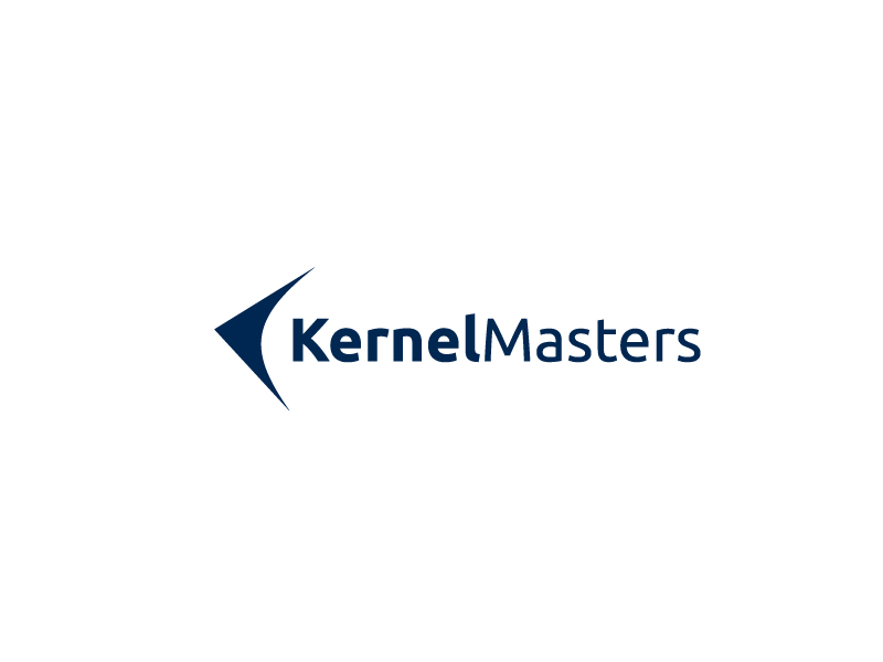 Kernel Masters logo design by Marianne
