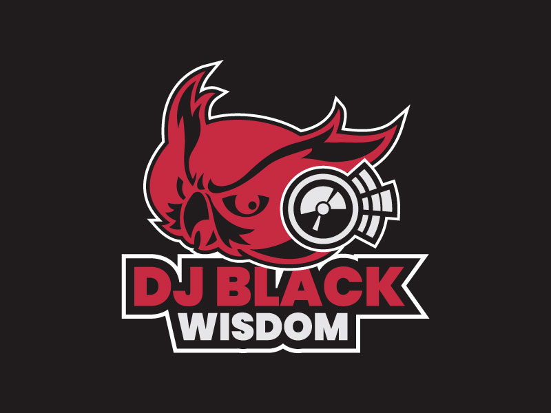 DJ Black Wisdom logo design by aryamaity