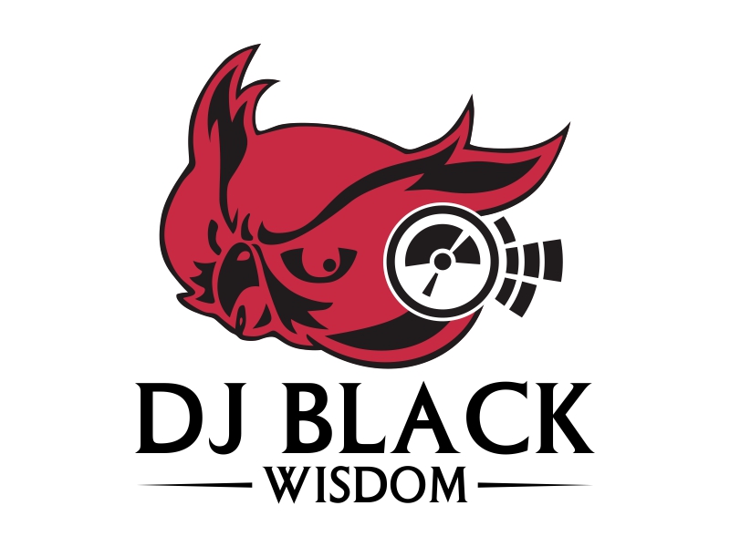 DJ Black Wisdom logo design by qqdesigns