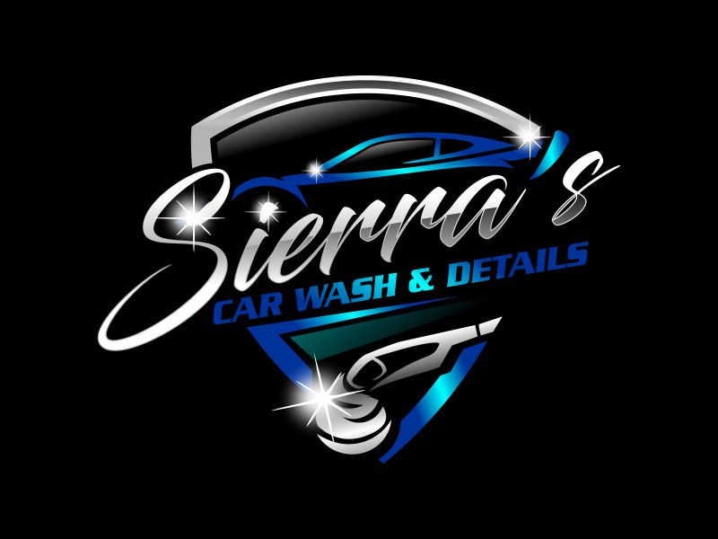 Sierra’s Car Wash & Details logo design by hidro