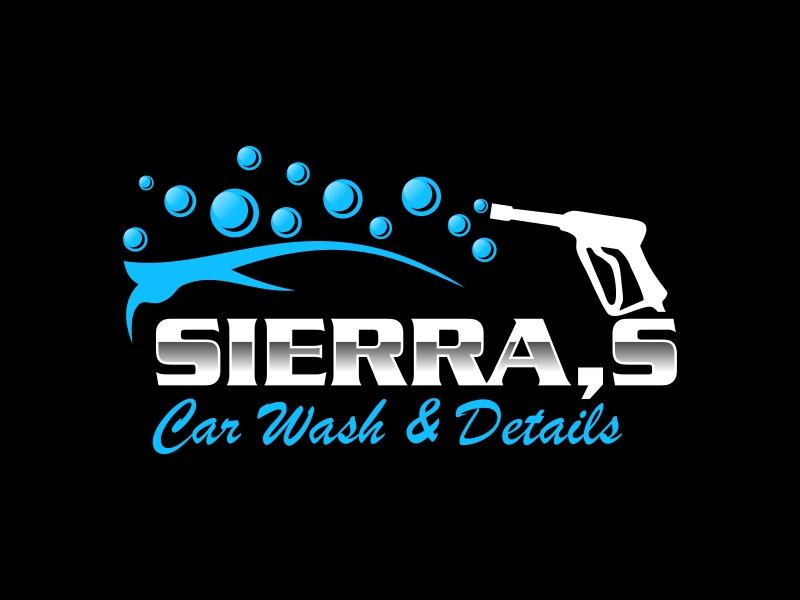 Sierra’s Car Wash & Details logo design by GassPoll