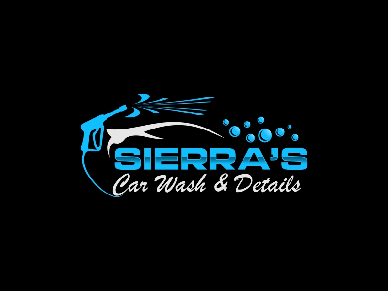 Sierra’s Car Wash & Details logo design by GassPoll