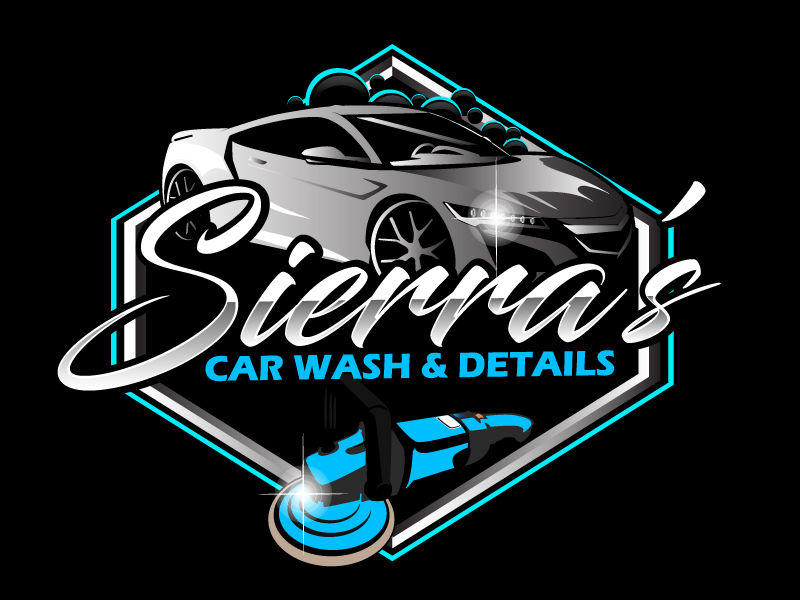 Sierra’s Car Wash & Details logo design by ElonStark