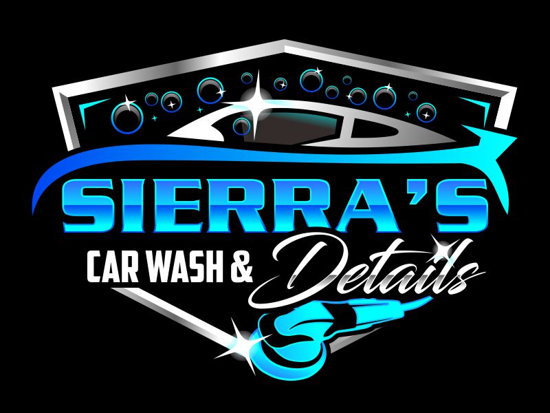Sierra’s Car Wash & Details logo design by kopipanas