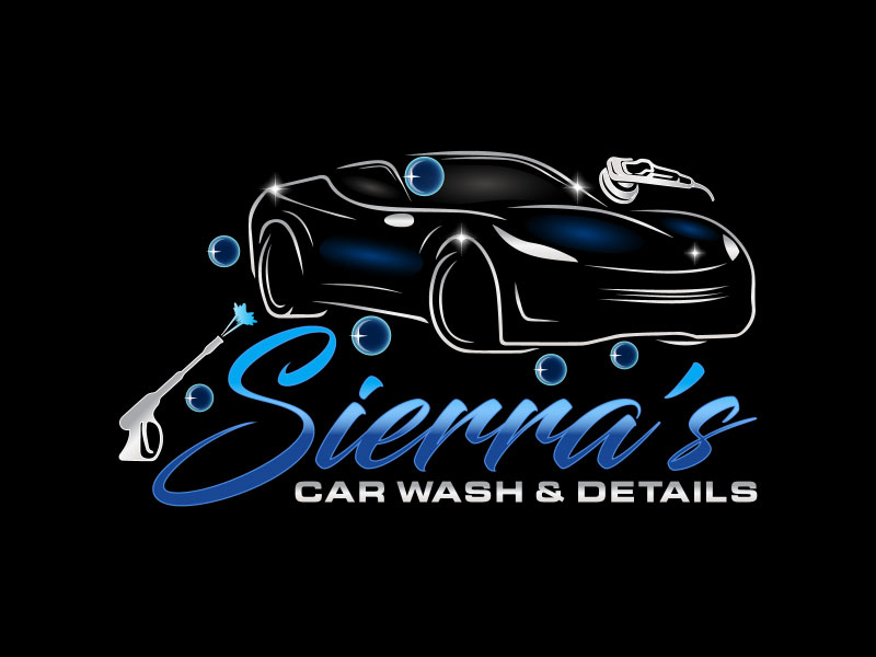 Sierra’s Car Wash & Details logo design by nona