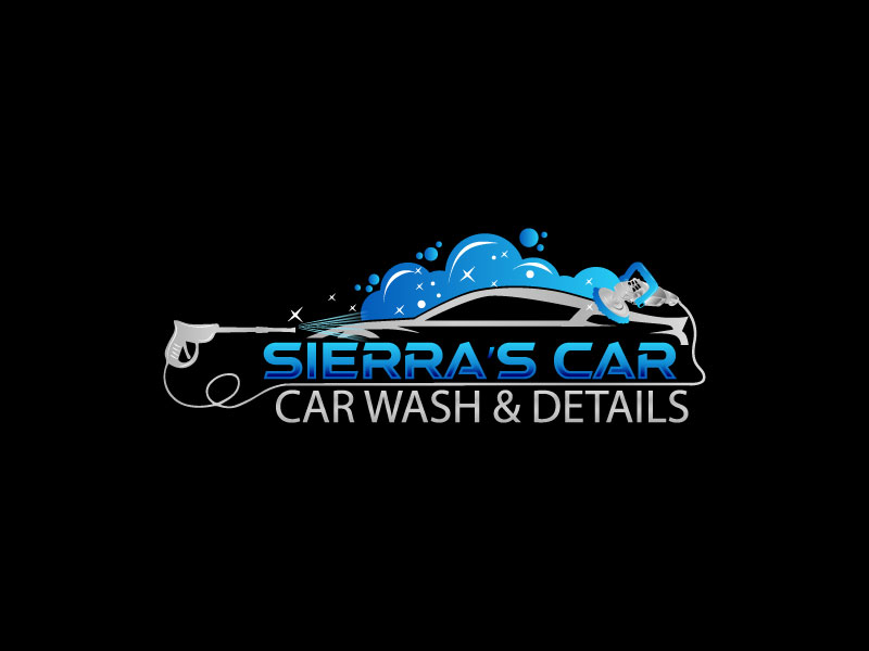 Sierra’s Car Wash & Details logo design by DanizmaArt
