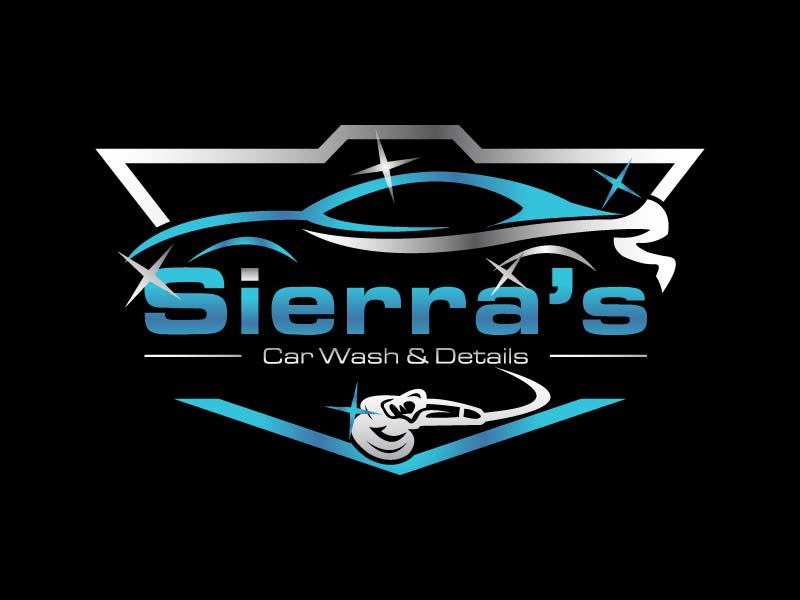 Sierra’s Car Wash & Details logo design by jafar