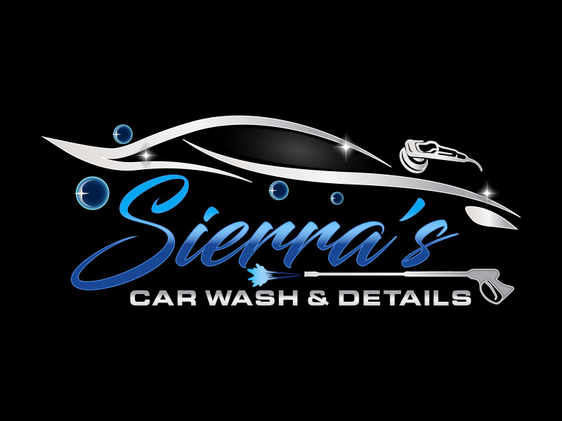 Sierra’s Car Wash & Details logo design by nona