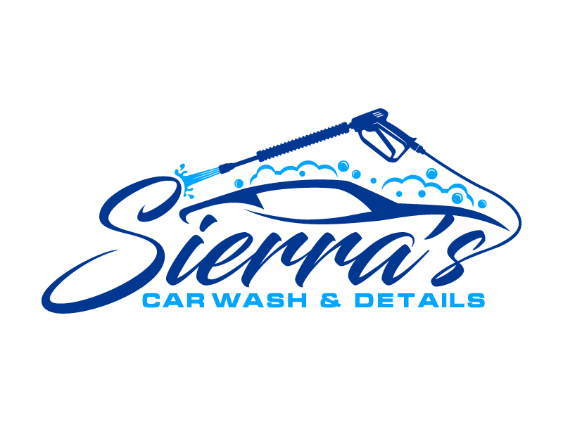 Sierra’s Car Wash & Details logo design by mewlana