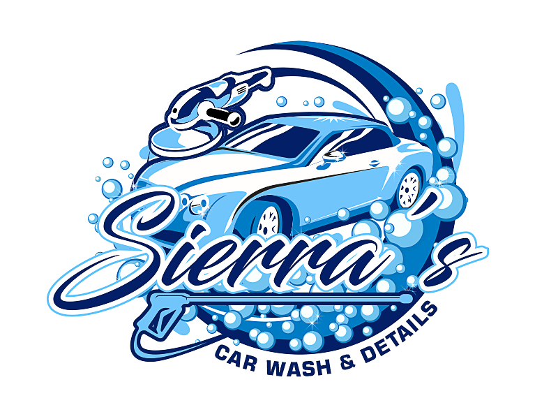 Sierra’s Car Wash & Details logo design by scriotx
