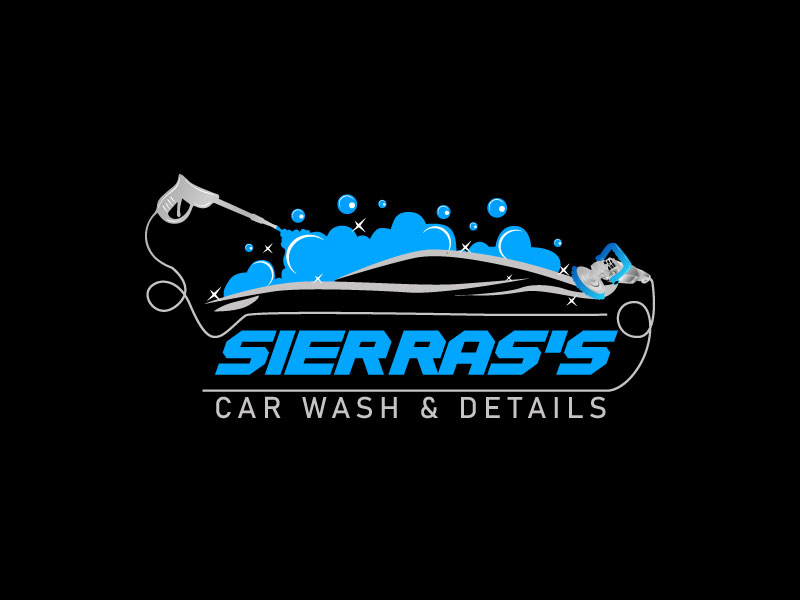Sierra’s Car Wash & Details logo design by DanizmaArt