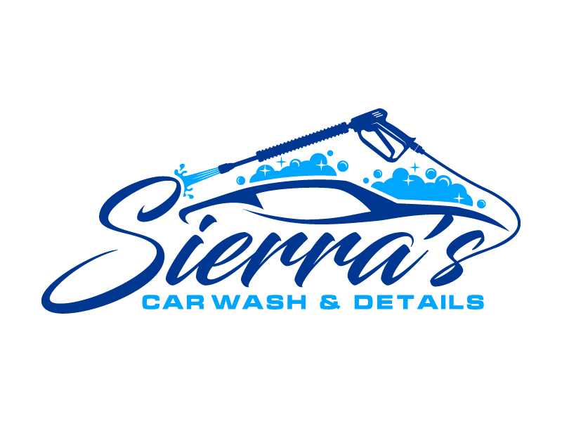 Sierra’s Car Wash & Details logo design by mewlana