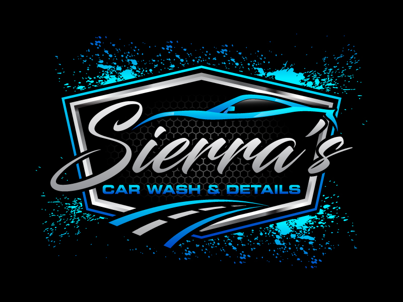 Sierra’s Car Wash & Details logo design by Kirito