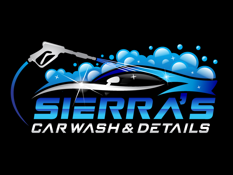Sierra’s Car Wash & Details logo design by Sandip