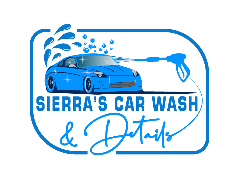 Sierra’s Car Wash & Details logo design by pilKB