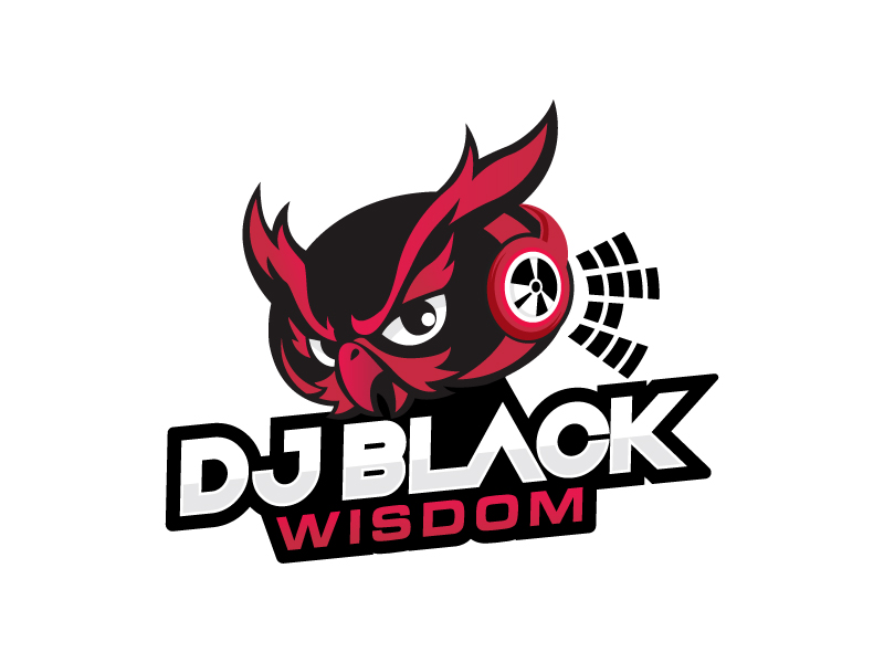 DJ Black Wisdom logo design by MUSANG