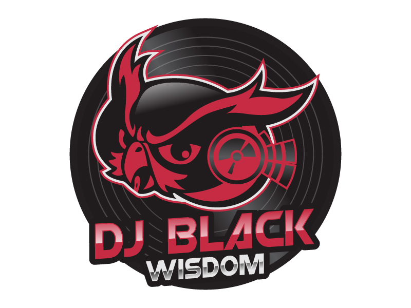 DJ Black Wisdom logo design by uttam