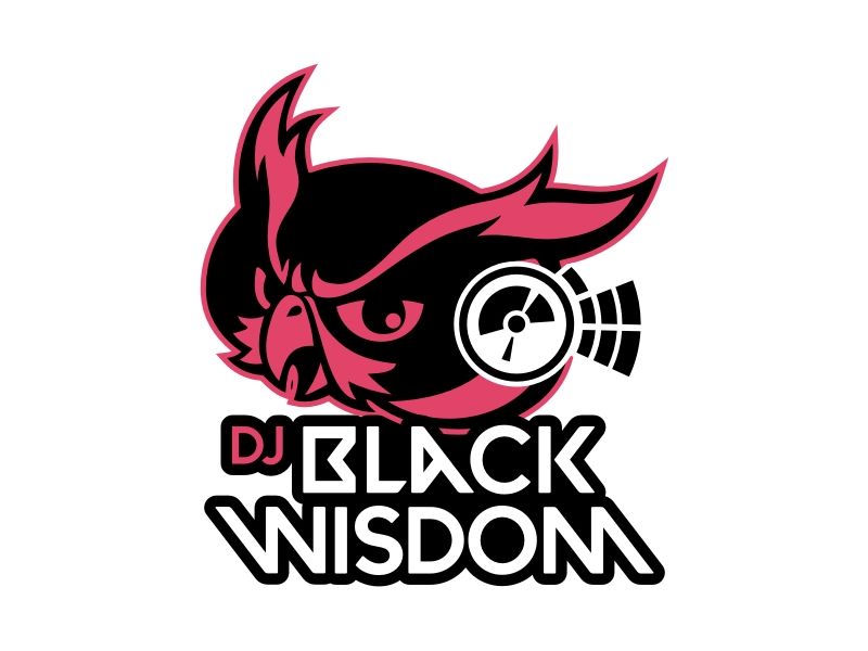 DJ Black Wisdom logo design by GemahRipah