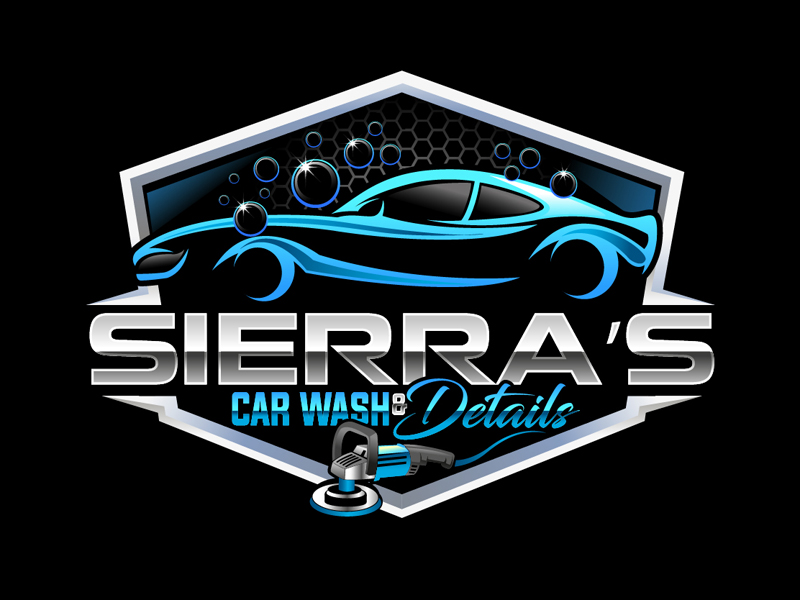 Sierra’s Car Wash & Details logo design by DreamLogoDesign